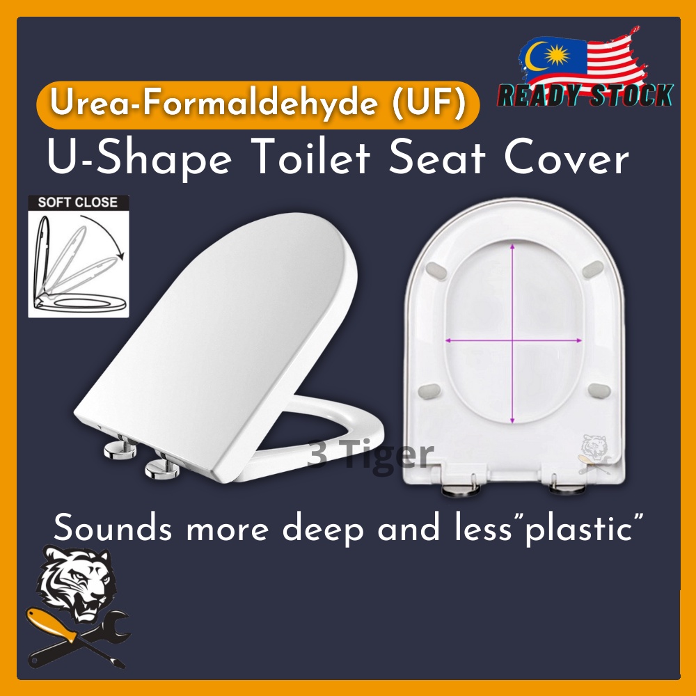 (UreaFormaldehyde) U Shape Toilet Seat and Cover With Adjustable Hinge