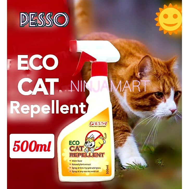 Pesso Eco Cat Repellent (500ml) Halau Kucing Spray Repel Cats 驱猫液 安全