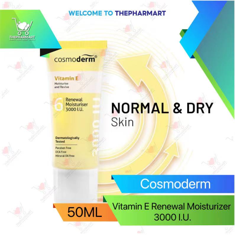 Cosmoderm Vitamin E Cream 3000 IU with Rosehip Oil (50ml) Shopee Malaysia