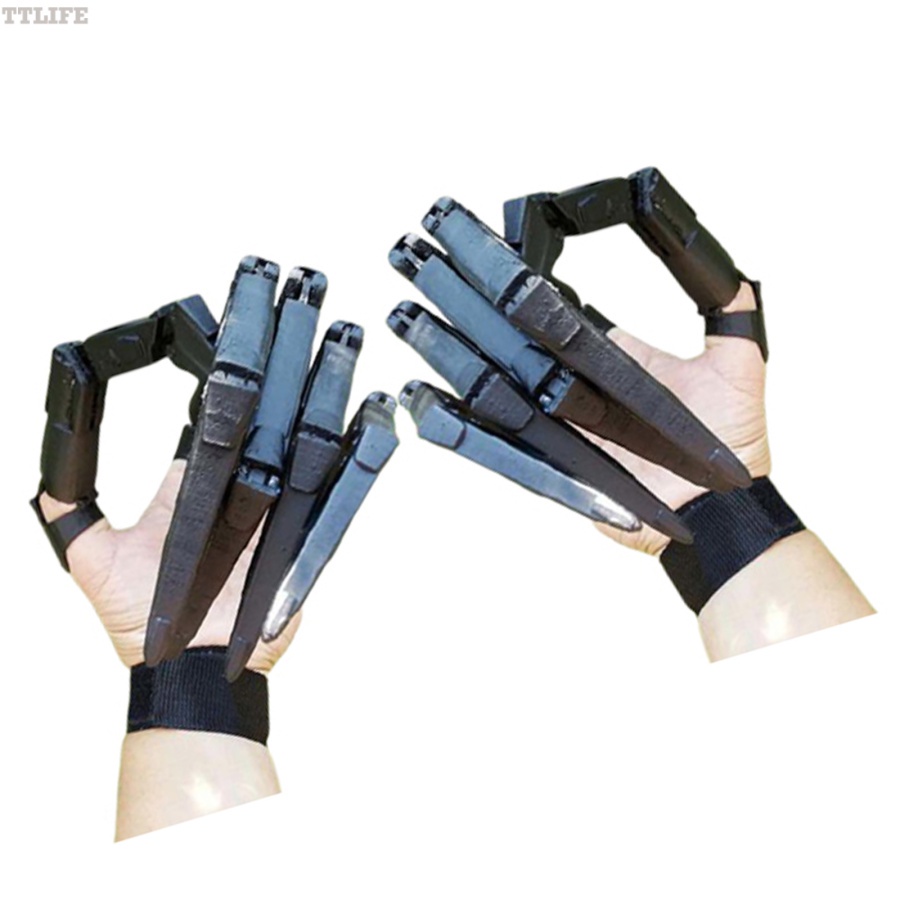 【TTLIFE】Articulated Fingers Halloween Finger Gloves With Flexible Joint