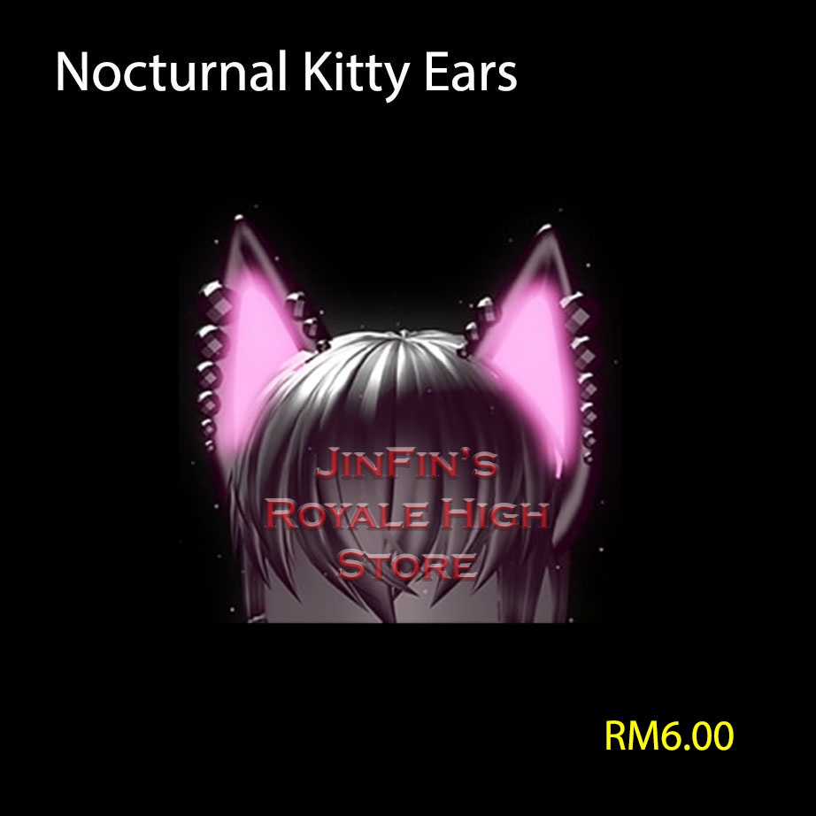 Royale High Nocturnal Kitty Ears Shopee Malaysia