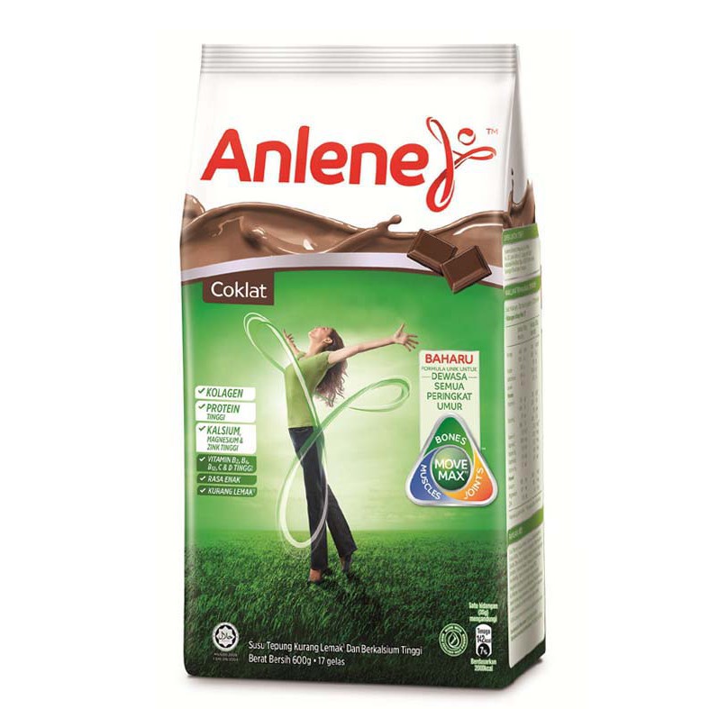 Anlene Chocolate Milk Powder 600Gm | Shopee Malaysia