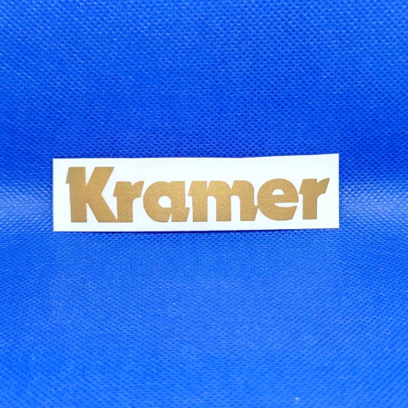 Kramer guitar headstock logo decal / sticker Shopee Malaysia