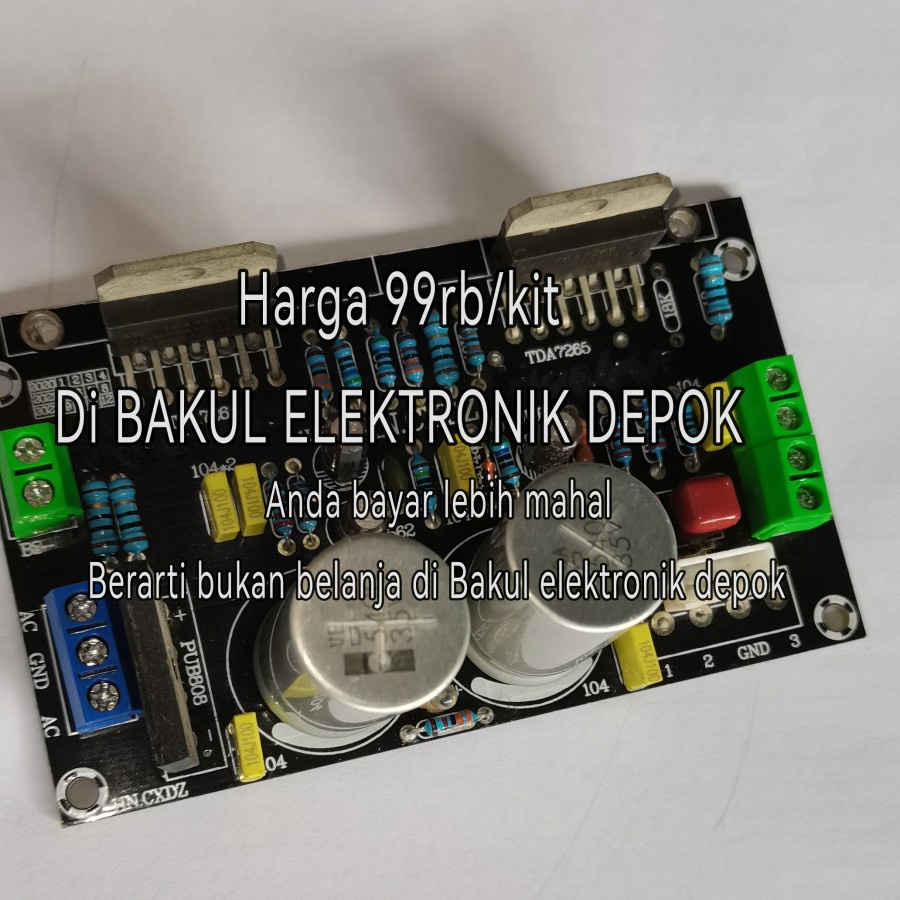 2.1 BTL + STEREO TDA7265 power amplifier kit Shopee Malaysia