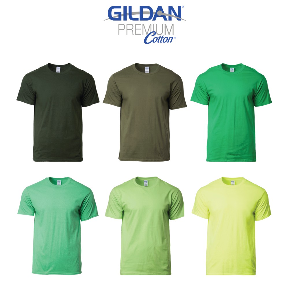 Gildan Premium Cotton 100 Cotton Plain Tshirt Round Neck