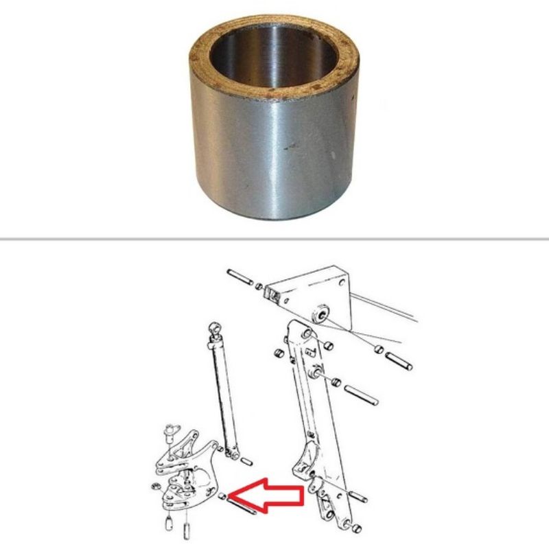 Case Backhoe Bushing, Swing Tower To Boom, 1 Pin Style D91241 580G