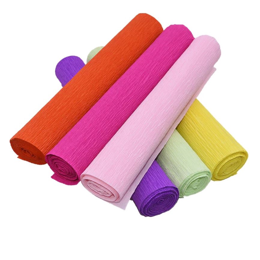 CREPE PAPER ROLL 2.5M 1 Roll Crepe Paper Gift Wrapping Hantaran Shopee Malaysia