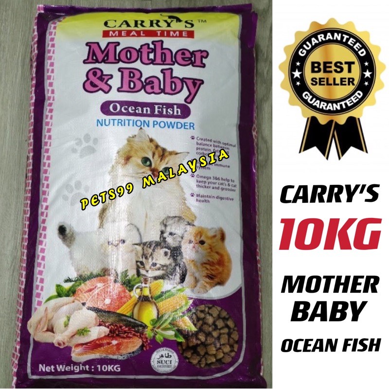 CARRY’S CAT FOOD MOTHER AND BABY 10KG Shopee Malaysia