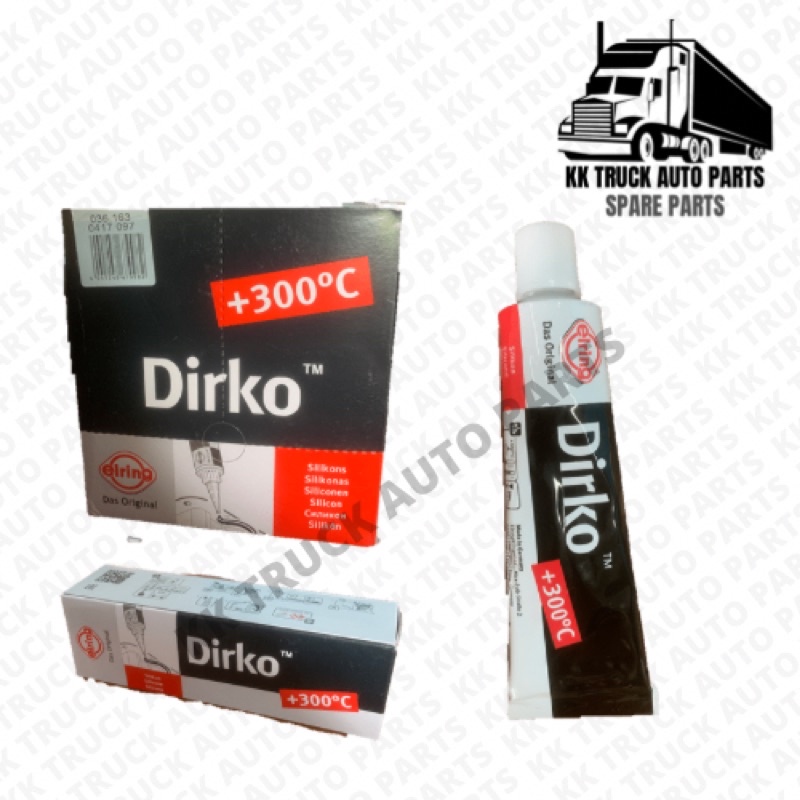 ELRING DIRKO +300C GASKET GUM BLACK SILICONE OIL PAN SEALANT UNIVERSAL