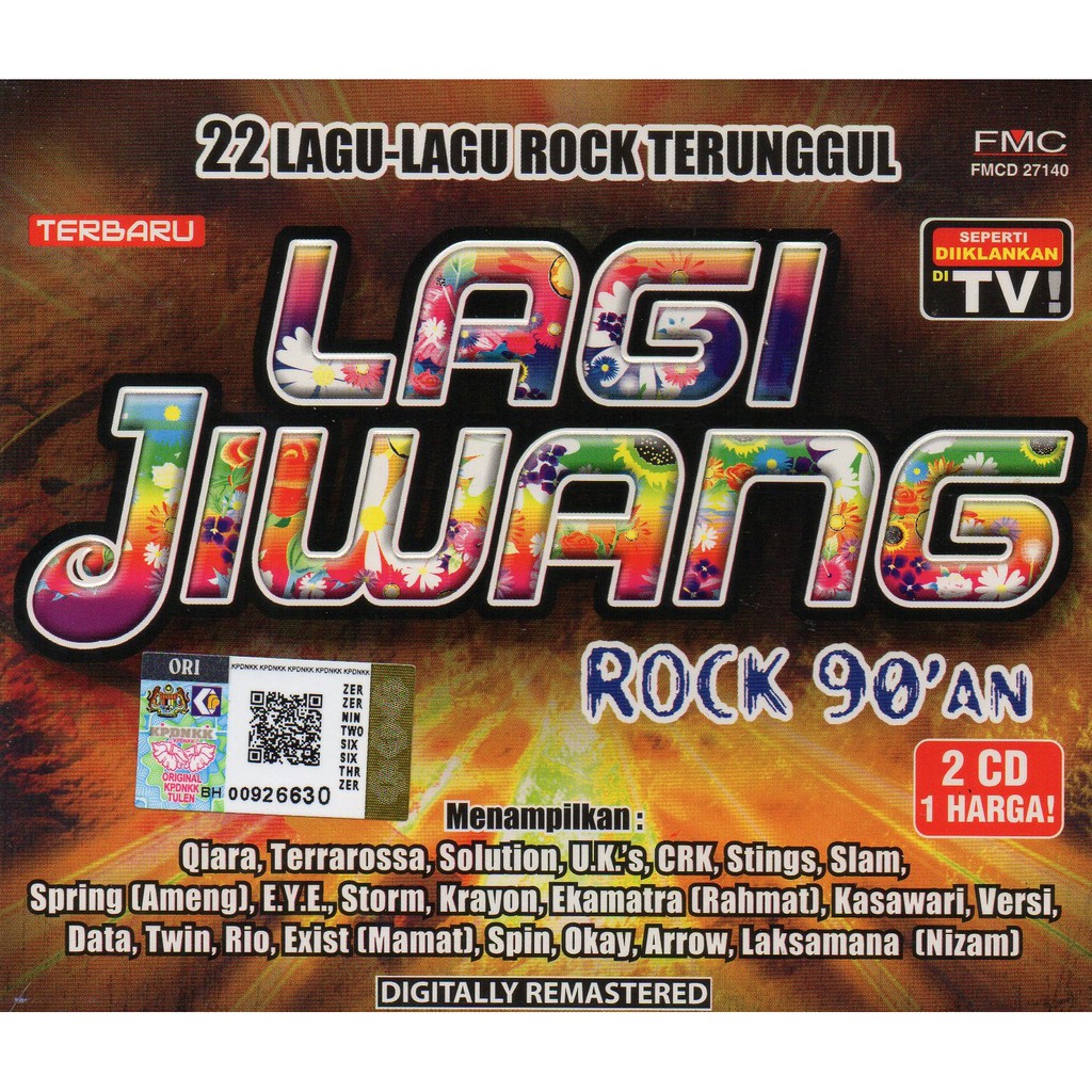 LAGI JIWANG ROCK 90'an 22 LaguLagu Rock Terunggul ( 2