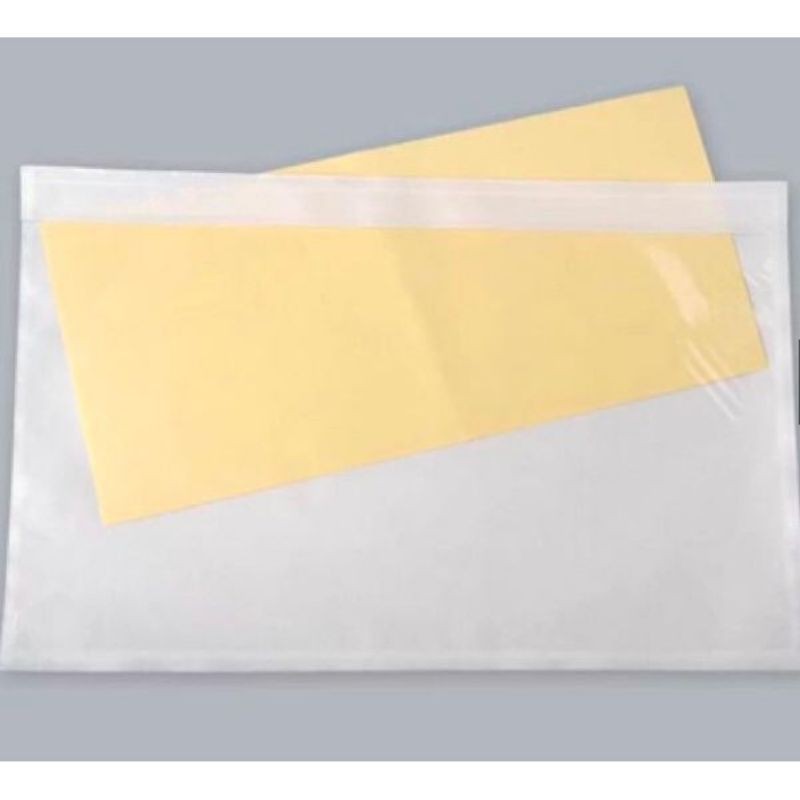 250pcs Transparent Pocket Pouch Courier Envelope Pocket