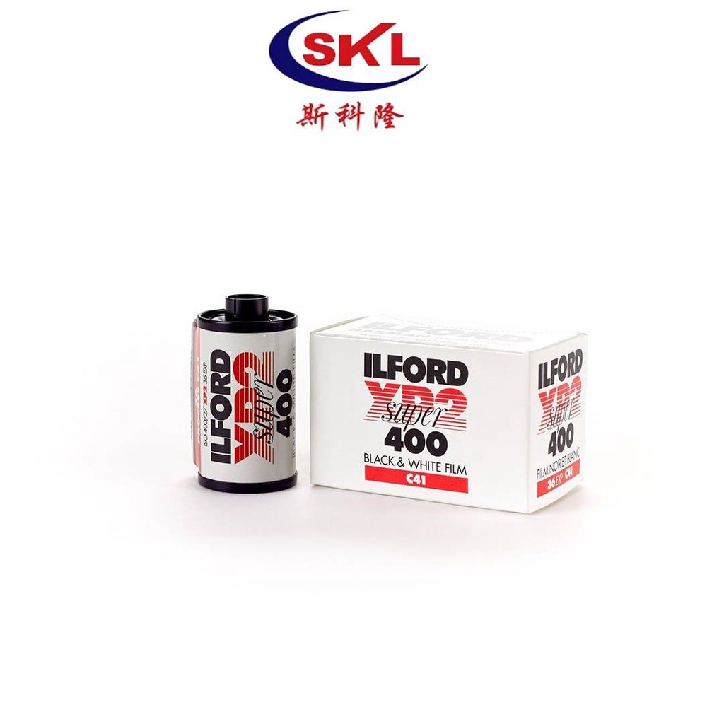 Ilford XP2 Super Black and White Negative Film (35mm Roll Film, 36