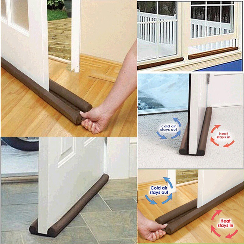 Guard Wind Dust Door Stops,Brown Sealer,Window Stopper, Insulator