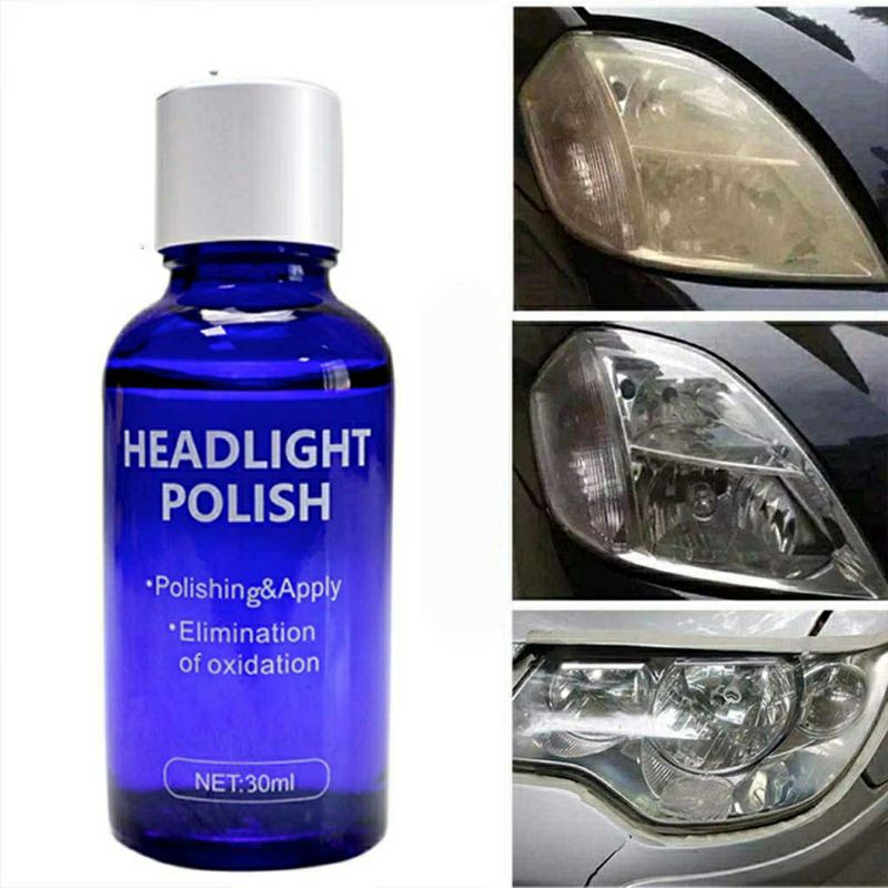 Headlight Polish Liquid Headlamp Restoration Fluid Headlight Refurbish