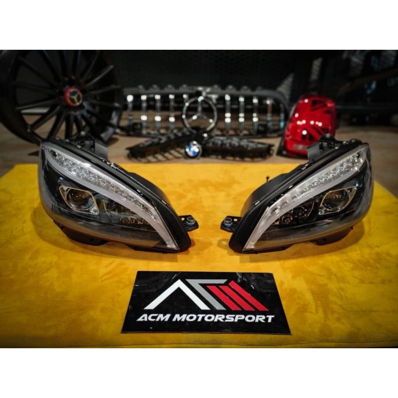 Mercedes benz W204 headlight Shopee Malaysia