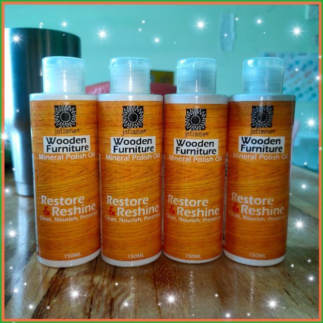 Jatimas Furniture Polish Minya Kayu Jati 170ml Shopee Malaysia