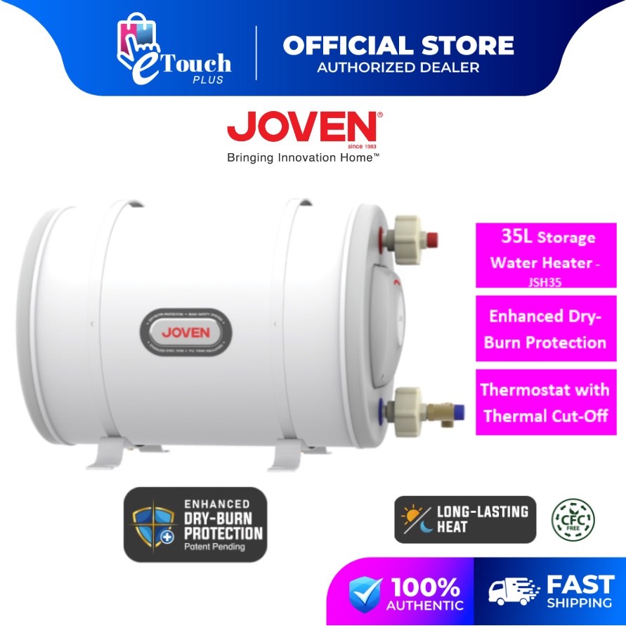 JOVEN 35L STORAGE WATER HEATER TANK BATHROOM STORAGE HOME STORAGE