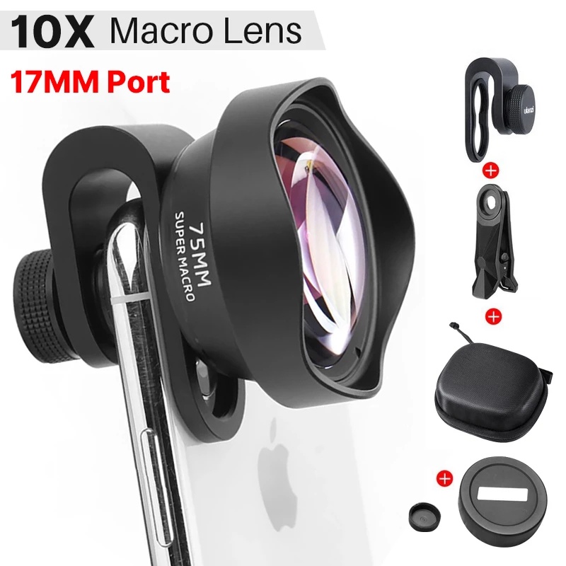 75mm Macro Lens for Cell Phone Camera Photography Video Lenses Youtube