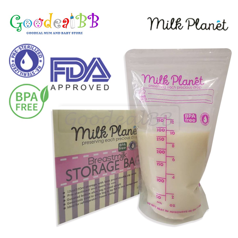 Milk Breastmilk Storage Bag 12oz/350ml (25 pcs / Box) Shopee