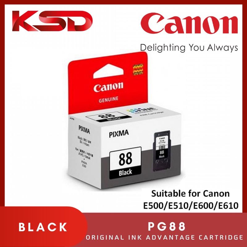 Canon PG88 / PG88 Black Ink Cartridge (For Canon Pixma E500 , E510