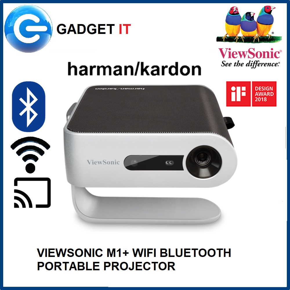 VIEWSONIC M1+ G2 ULTRA PORTABLE LED PROJECTOR WITH BLUETOOTH AND WIFI
