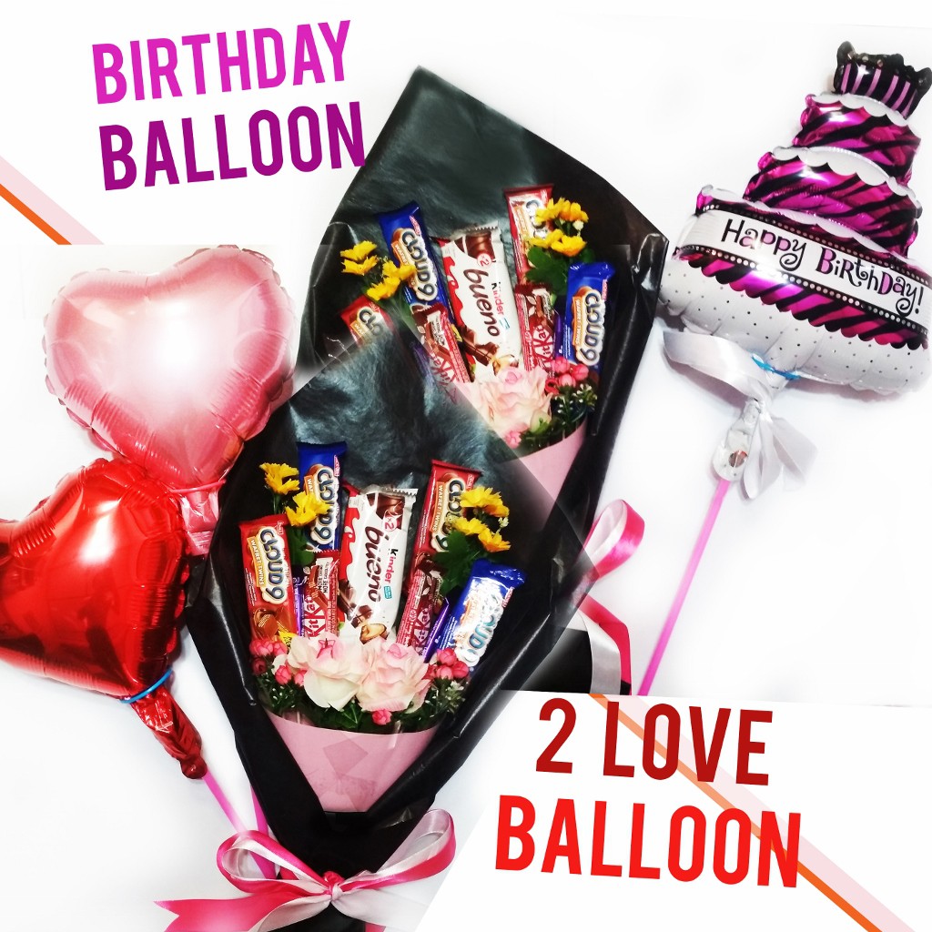 Surprise Delivery // Simply Exclusive Bouquet + Birthday Belon Shopee Malaysia
