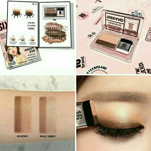 Eyeshadow Viral 16 Eye Magazine Shopee Malaysia