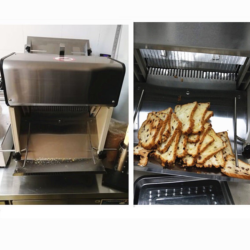 220V Multifunction Automatic Electric Bread Slicer Machine Commercial 31 pieces Sliced Bread