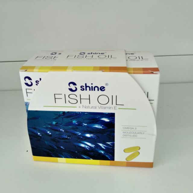Shine fish oil + Natural vitamin E Shopee Malaysia