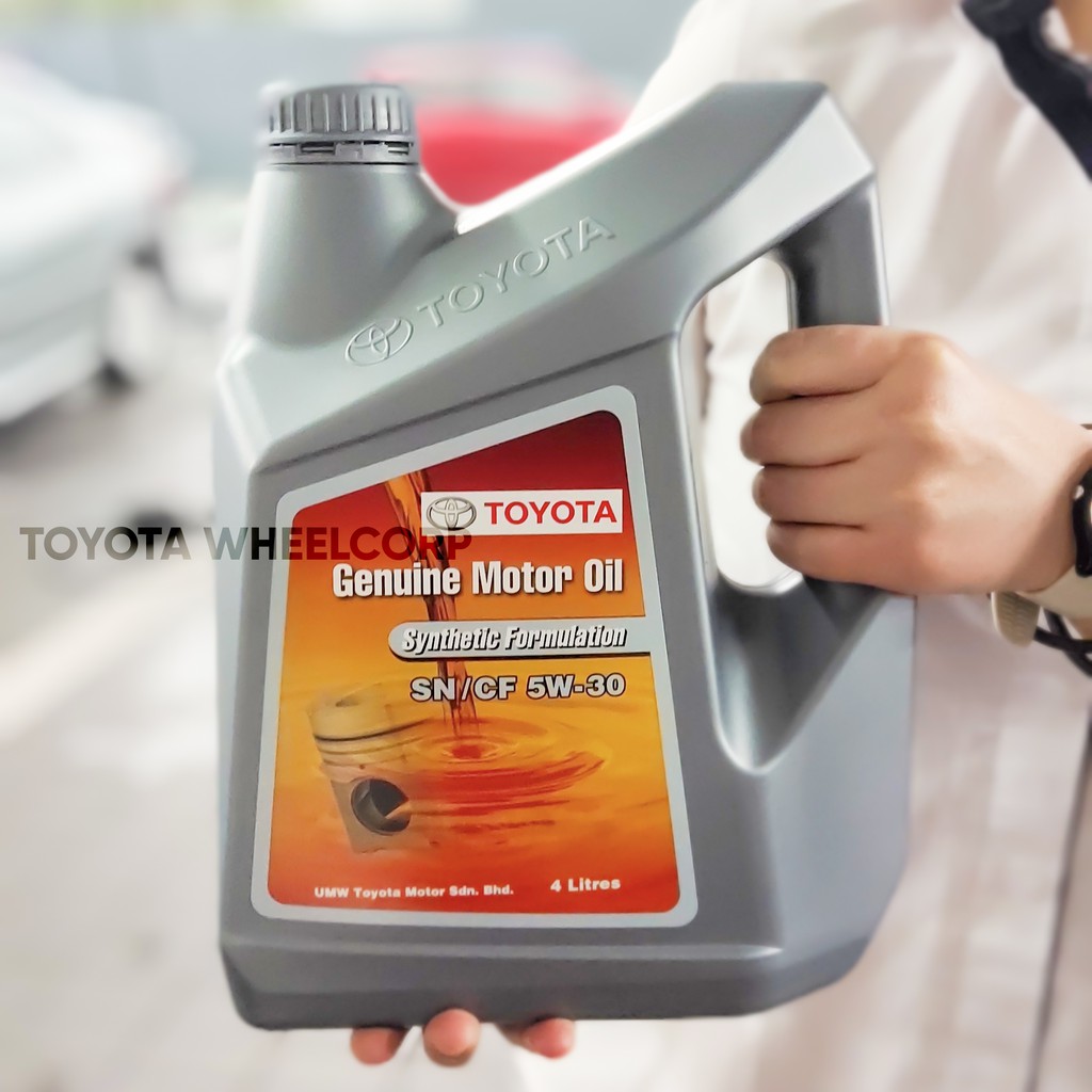 TOYOTA ENGINE OIL / MOTOR OIL [5W30] (100 GENUINE TOYOTA MOTOR OIL