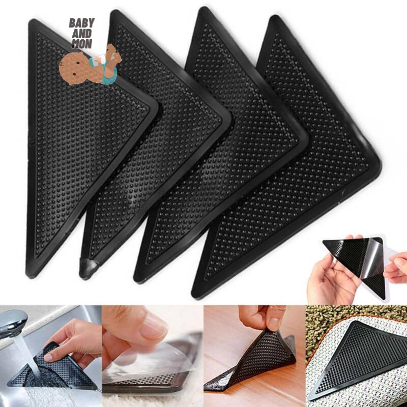 AntiSlip Carpet Grippers Mat Stickers 416x Safety Rug Pad for Kitchen