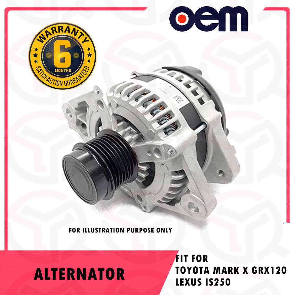 (NEW) TOYOTA MARK X GRX120 LEXUS IS250 ALTERNATOR (2706031040) (6