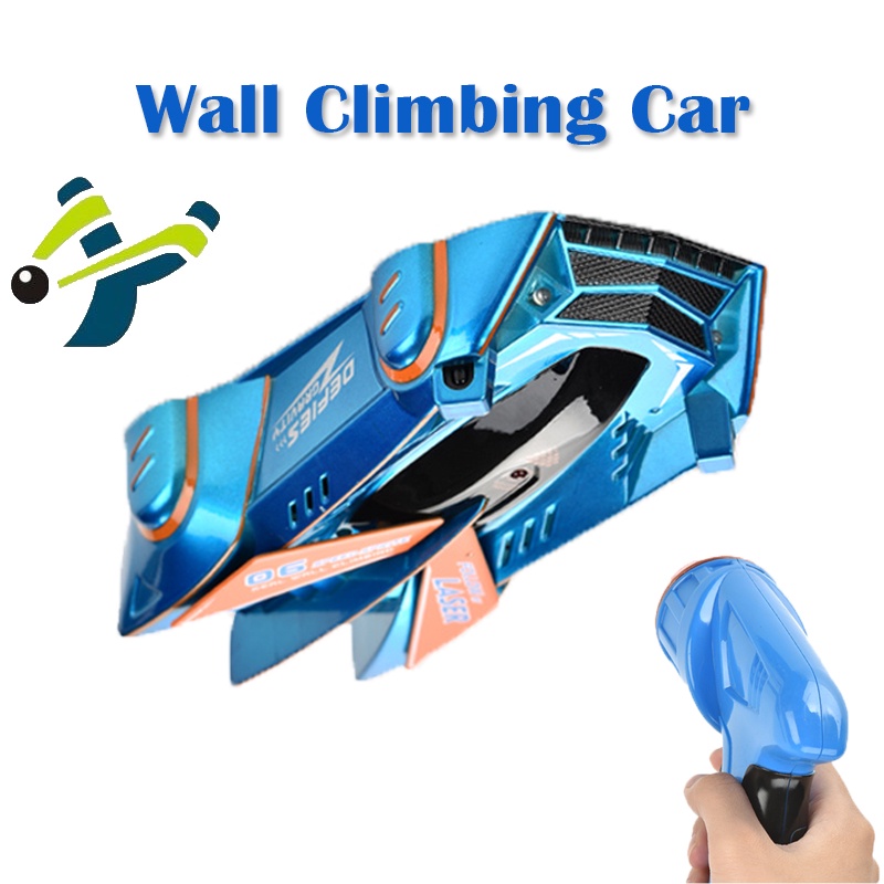 New Hot Follow Spotlight by Laser Wall Climbing Car Toy Kereta Control