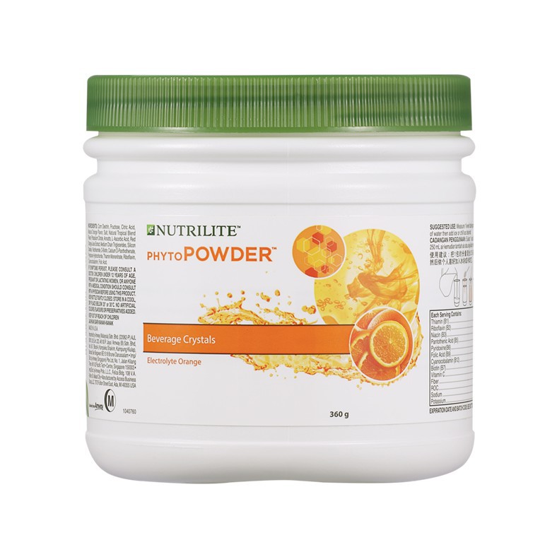 Nutrilite PhytoPOWDER Electrolyte Orange Canister 360g Shopee Malaysia