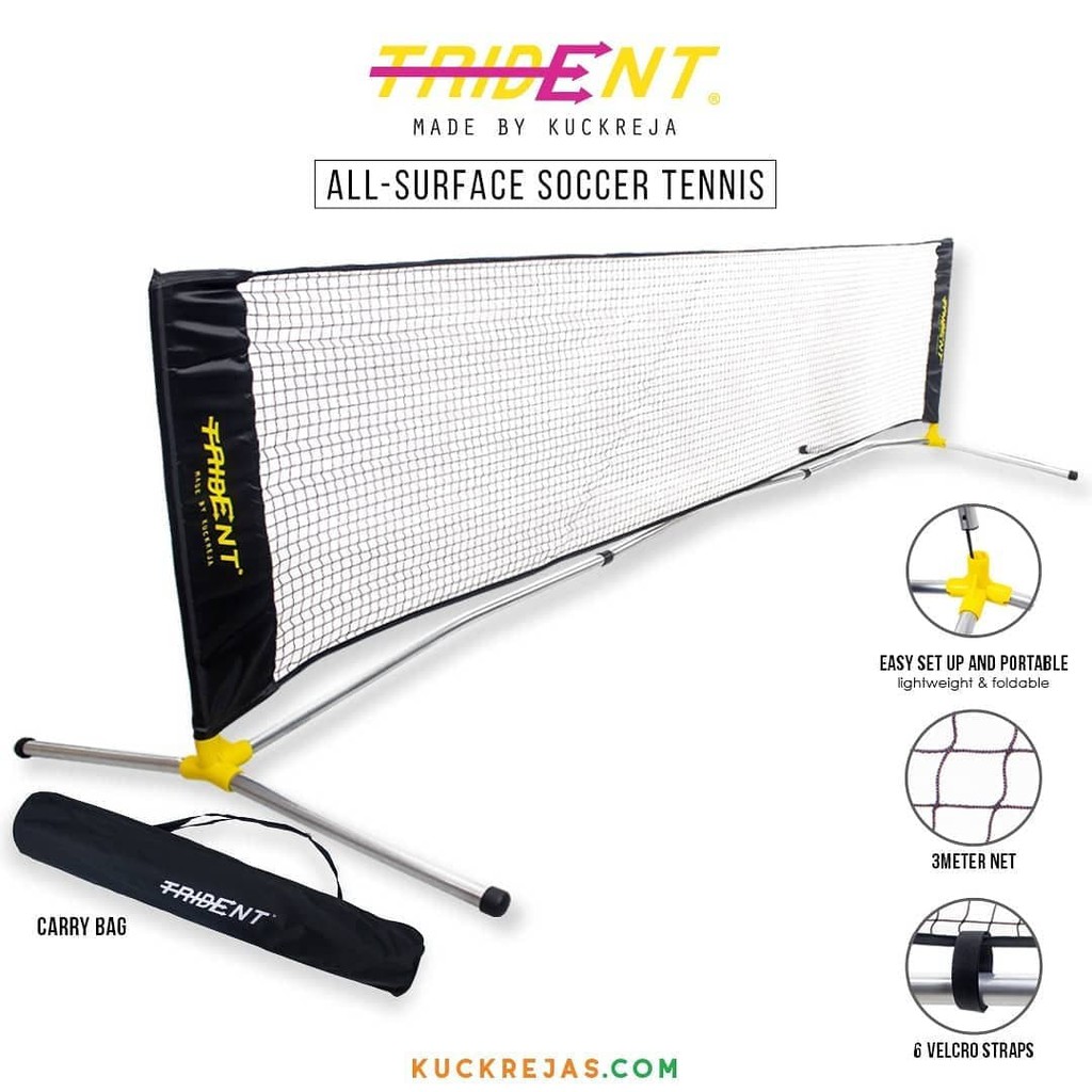 TRIDENT ALLSURFACE SOCCER TENNIS NET GUARANTEED TO BRING A WHOLE NEW