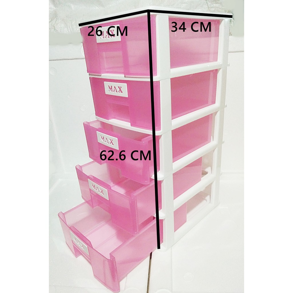 A4 Saiz 5 Tier Drawer / Document Drawer 5 layer A4 drawer storage