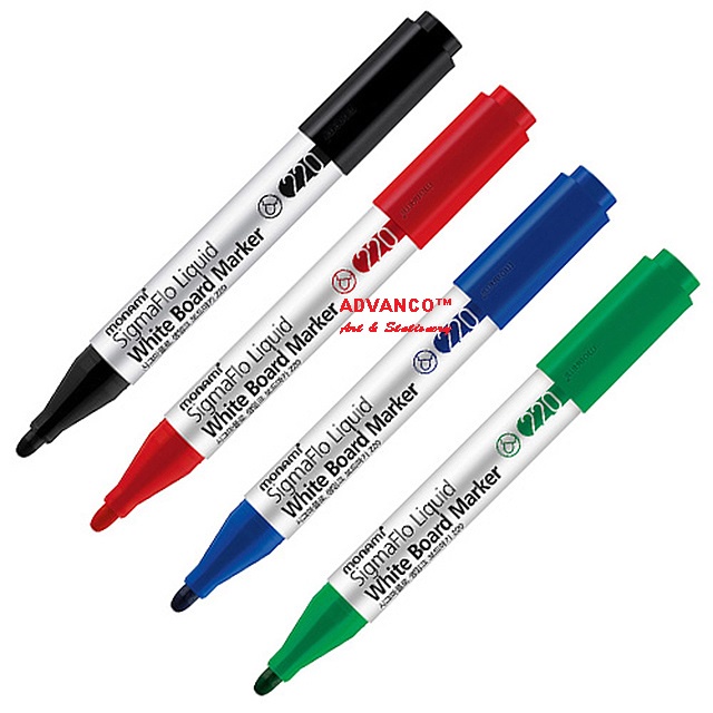 MONAMI SIGMAFLO WHITEBOARD MARKER BULLET 220 (AVAILABLE IN 4 STOCK