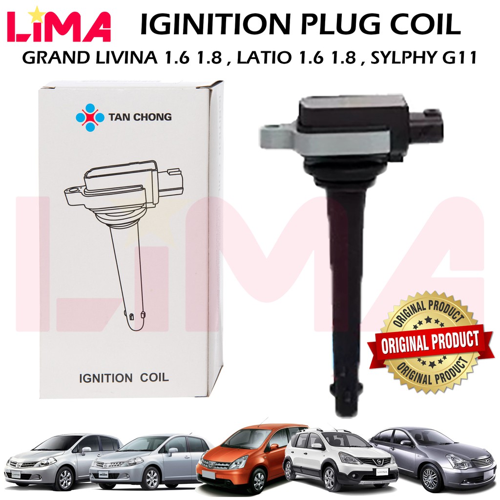 NISSAN GRAND LIVINA , LATIO C11 , SYLPHY G11 IGNITION PLUG COIL TAN