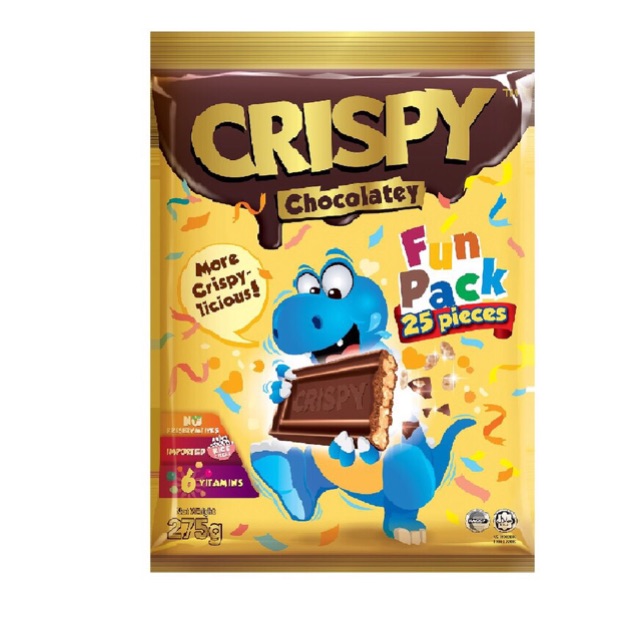 Crispy Coklat Fun Pack @1Pack ( 25Pieces ) | Shopee Malaysia