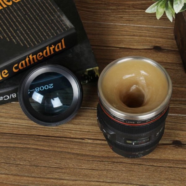 Self Stirring Camera Lens Mug (READY STOCK) Shopee Malaysia