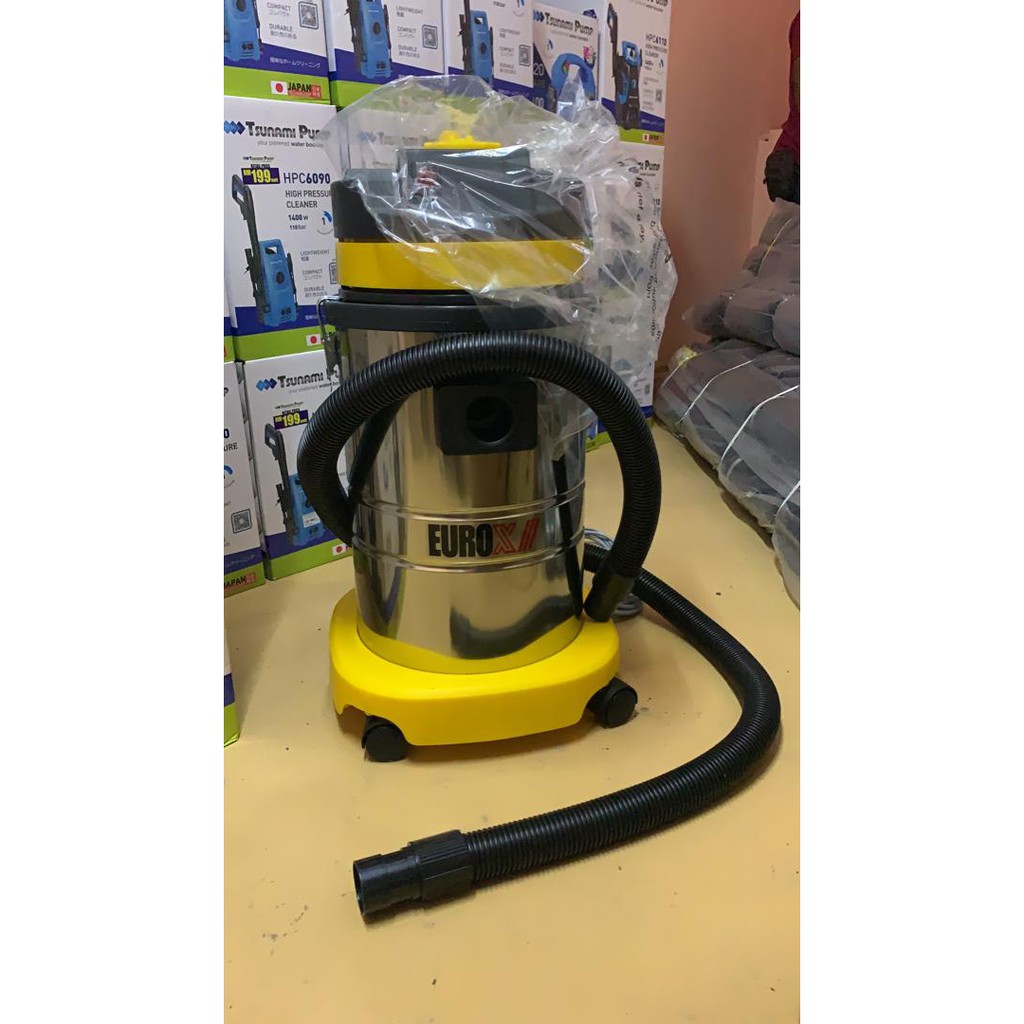 EUROXIII VAC5001 30L Heavy Duty Wet & Dry Vacuum Cleaner 1800W Shopee