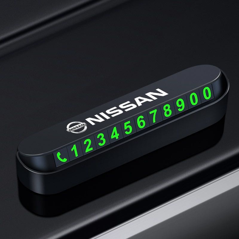 Proton Perodua Honda Toyota Car Phone Number Card Plate Car Park Stop Car Temporary Luminous