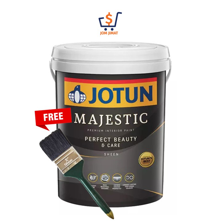 Jotun Majestic Perfect Beauty & Care Sheen 5L Interior Wall FREE 2
