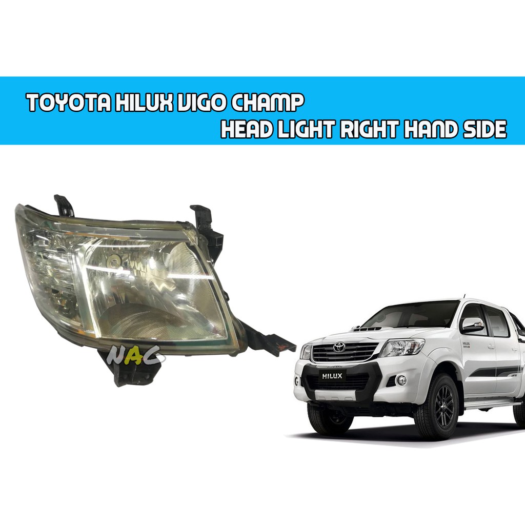 TOYOTA HILUX VIGO CHAMP KUN26 FRONT HEAD LAMP HEAD LIGHT USED RHD RIGHT