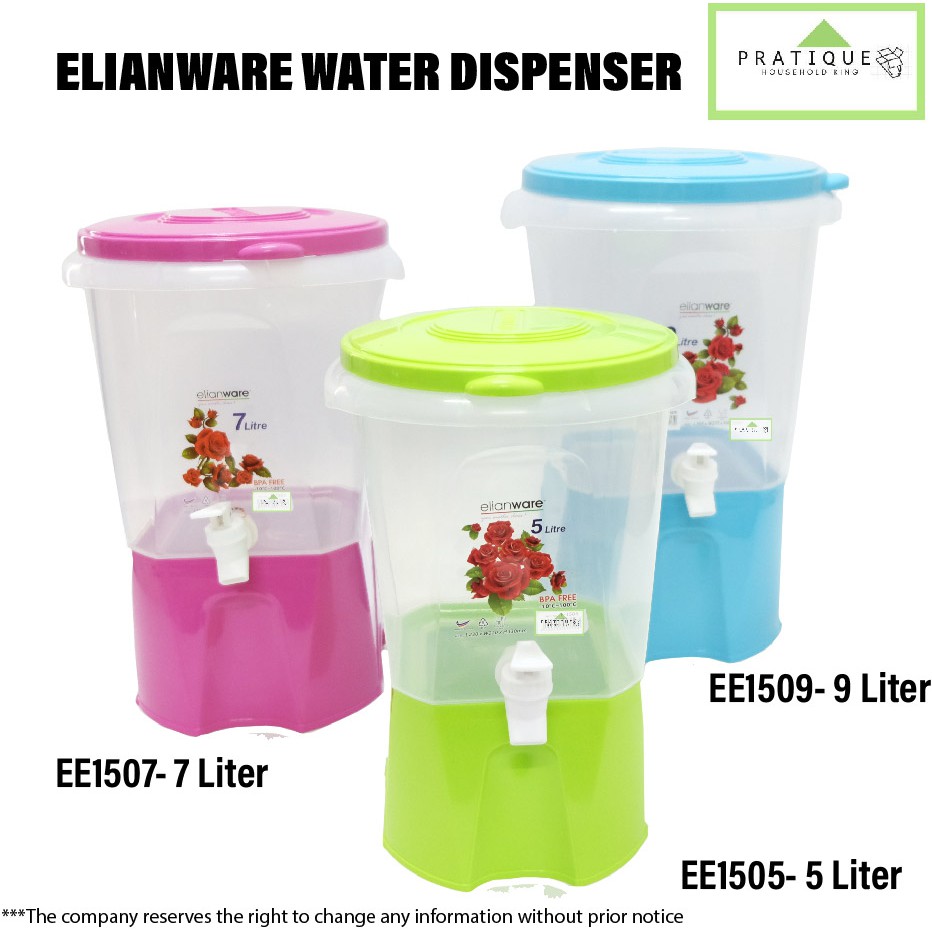 Elianware 5 & 7 & 9 liter Water Dispenser/ Water Container/ Bekas Air