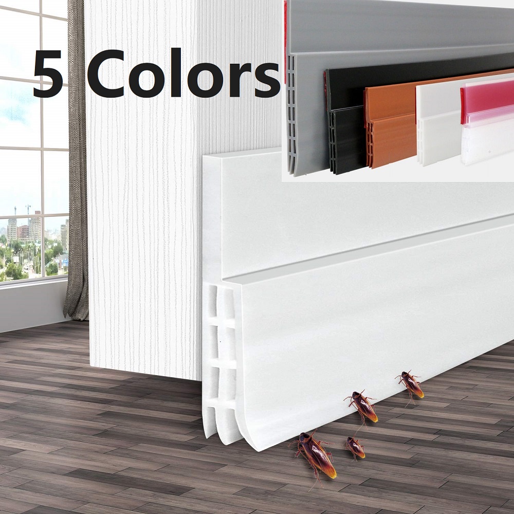 Upgrade Door Bottom Sealer Window Gap Seal Block Insects Sounds Smoke