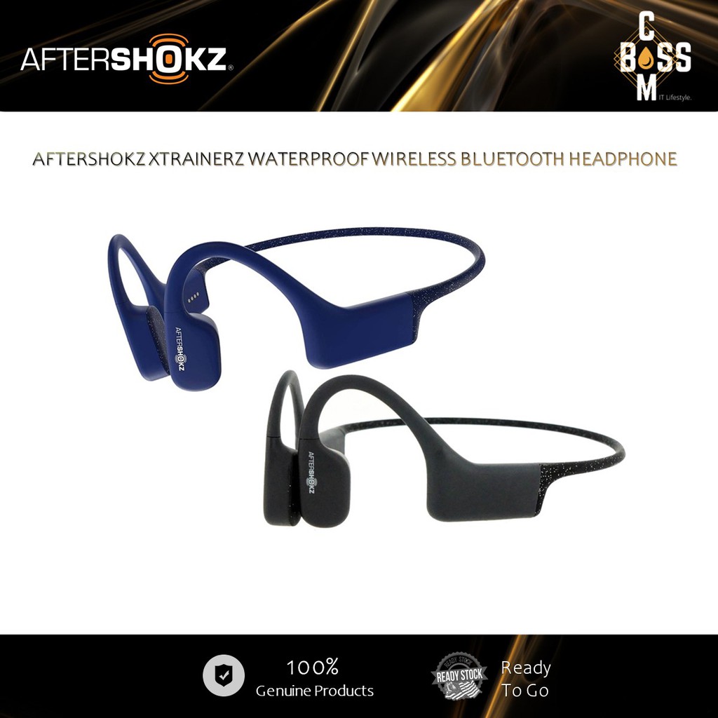*ORIGINAL* AFTERSHOKZ XTRAINERZ WATERPROOF WIRELESS BLUETOOTH HEADPHONE