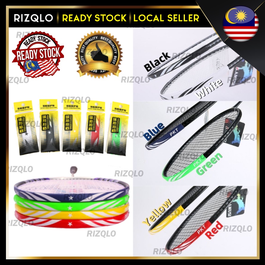 Badminton Racket Head Frame Protection Tape Sticker PU Racquet