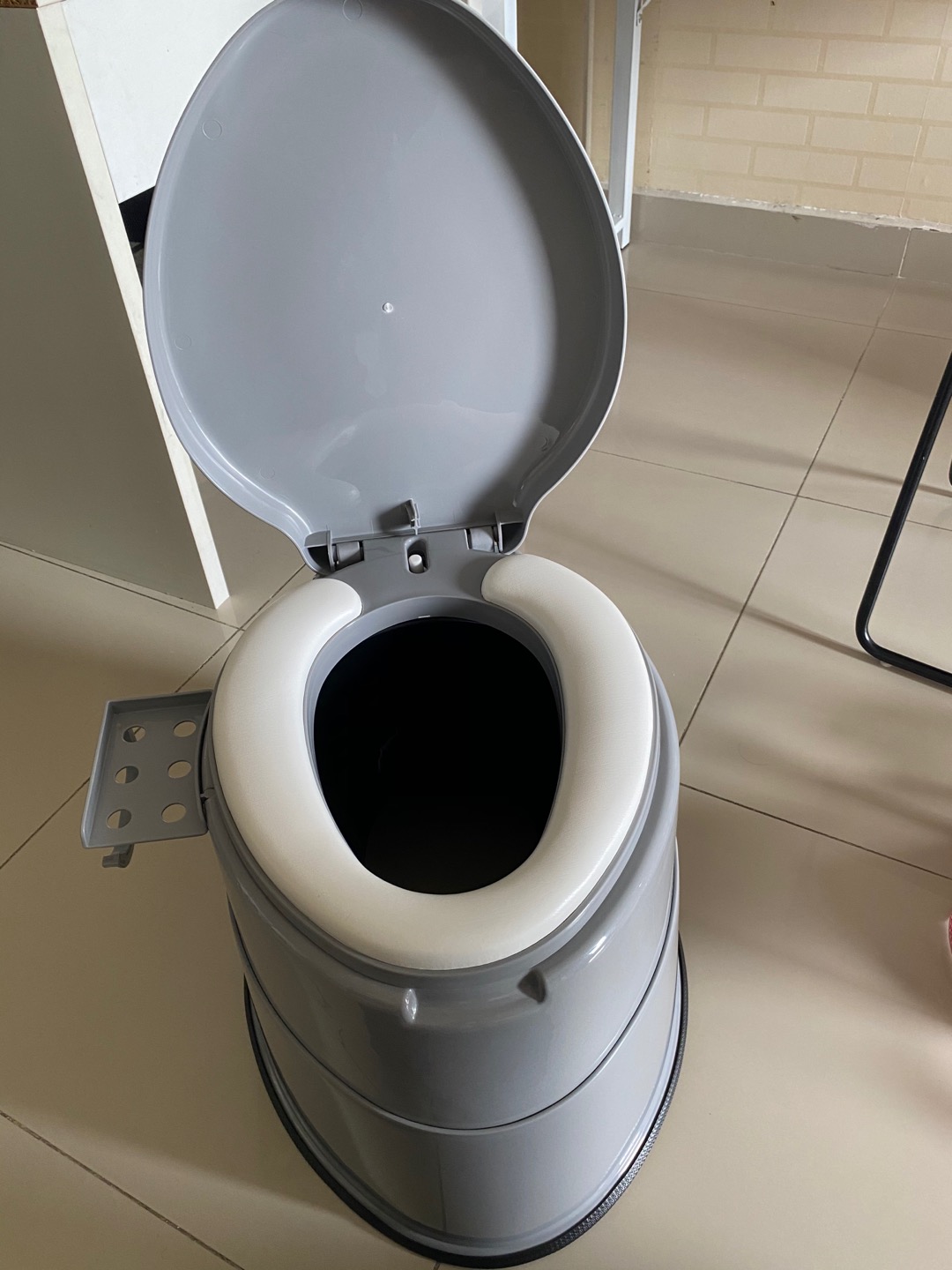 PARENT CARE Portable Toilet Bowl (wt extra bottomless barrel) Durable