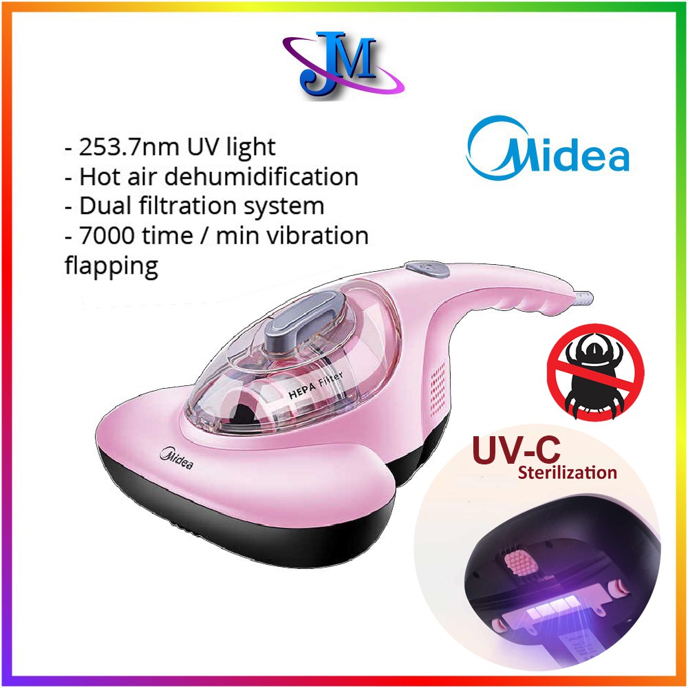 MIDEA B1 UV ANTI DUST MITES HANDHELD PORTABLE VACUUM CLEANER WITH HEPA